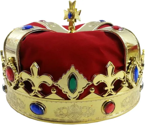 Vista 5 de Tigerdoe Kings Crown - Paquete de 4 coronas de rey real y tiara de princesa - Accesorios para disfraz