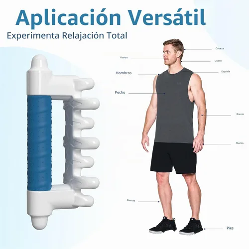 Vista 5 de Fascia - Herramienta de masaje para celulitis, herramienta de liberación miofascial de mano para masaje de tejido profundo, herramienta de masaje