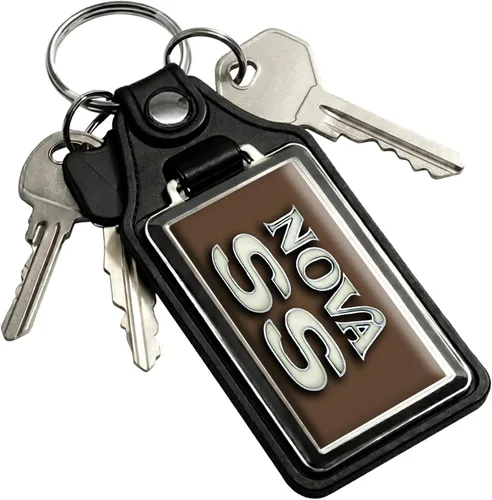 Vista 96 de Brotherhood Car Key Chain for Nova - Classic Models Keychain for Men and Blanco antiguo - Personalizado 1975