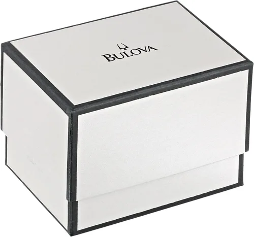 Vista 3 de Bulova Reloj analógico de cuarzo plateado 96R184 para mujer, Blanco, Movimiento de cuarzo