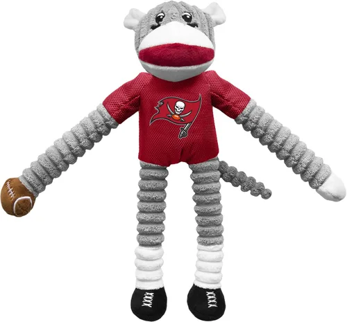 Vista 16 de Littlearth NFL Sock Monkey Pet Toy, Team Color, One