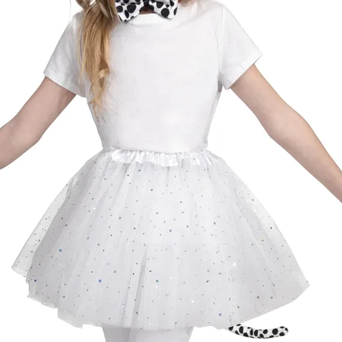 Vista 7 de Spooktacular Creations Child Animals Costume Set with Tutu, Headband Collar and Tail, Cosplay Accessory Kit for Girls