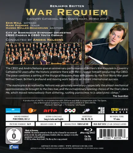 Vista 2 de City of Birmingham Symphony Orchestra - War Requiem