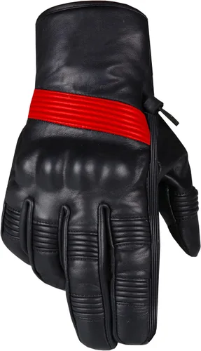 Vista 10 de Jackets 4 Bikes Guantes de cuero para motocicleta para hombres y mujeres, pantalla táctil, acolchado de gel, protección de nudillos y palma, guantes