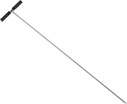 Vista 9 de Varilla de sonda de suelo, herramienta ajustable de acero inoxidable de 32 a 48 pulgadas con mango en T, herramienta localizadora de tanque séptico