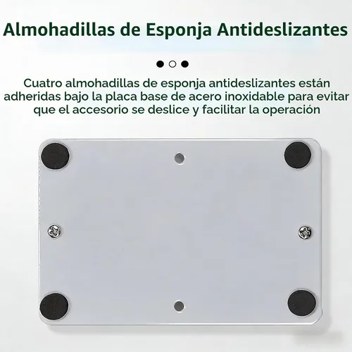 Vista 5 de MAGIKON Soporte para PCB, abrazadera de metal blanco ajustable para soldadura