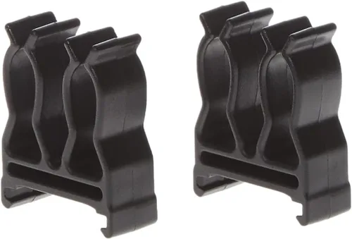 Vista 3 de Ernst Manufacturing 8354-Black-1/4 agarradera de extensión y soporte frontal dentado de 1/4 pulgada