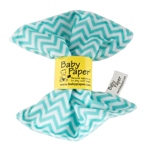 Vista 20 de Baby Paper Juguete sensorial arrugado y mordedor, estampado de flechas, regalo lavable Arrows