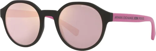 Vista 2 de AX ARMANI EXCHANGE Men's Ax4114sf Low Bridge Fit Round Sunglasses