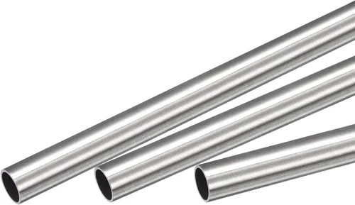 Vista 50 de uxcell Tubo capilar del acero inoxidable 304, tubería gruesa del metal de la longitud de la pared de 820.2 ft m del OD 18.0 ft m x 0.7 ft m