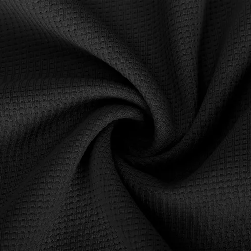 Vista 5 de Botón elástico pulóver suéter Camisas Hombre Cuello Alto sólido Camisetas túnica Manga Larga Blusa Deportiva Camiseta