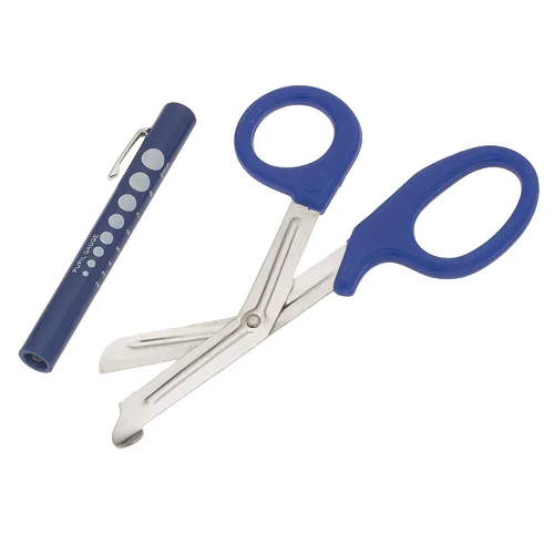 Vista 7 de SURGICAL ONLINE Juego de bolígrafos LED de calibre de pupila con tijeras de vendaje a juego para médico, enfermera, EMS, estudiantes de medicina