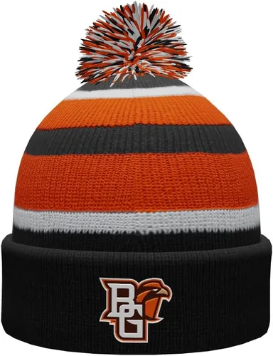 Vista 79 de NCAA Prime - Gorro de punto de invierno con pompón plegable