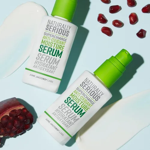 Vista 2 de Naturally Serious Suero hidratante hidratante antioxidante con ácido hialurónico, suero facial para piel seca, cuidado de la piel vegano, cuidado