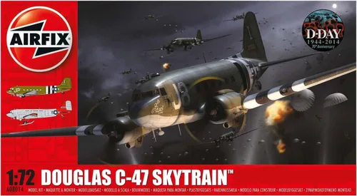 Vista 9 de Airfix Douglas Dakota C-47 Skytrain 1:72 Kit de modelado de plástico