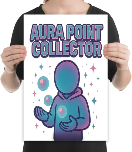 Vista 2 de Póster de orbes de aura brillante, 13 x 19 pulgadas, impresión artística brillante sin ácidos, esferas brillantes en colores pastel para calmar