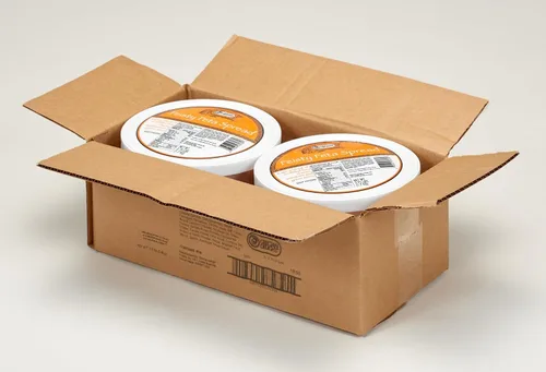 Vista 2 de Grecian Delight Feisty queso feta para untar, 0.5 galones, 2 por caja.