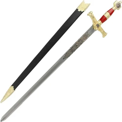 Vista 8 de Armory Replicas™ - Gran espada del rey Salomón y tamaños para coleccionistas y entusiastas - Opciones diversas para cada entusiasta de la espada