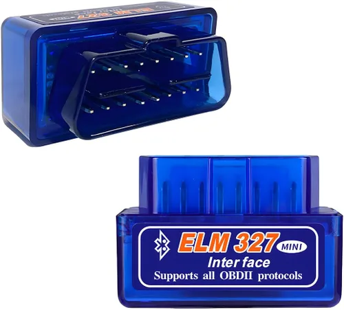 Vista 6 de ELM327 OBDII - Escáner de diagnóstico automático para automóvil, mini interfaz ELM327, lector de código de falla de motor Bluetooth, detector