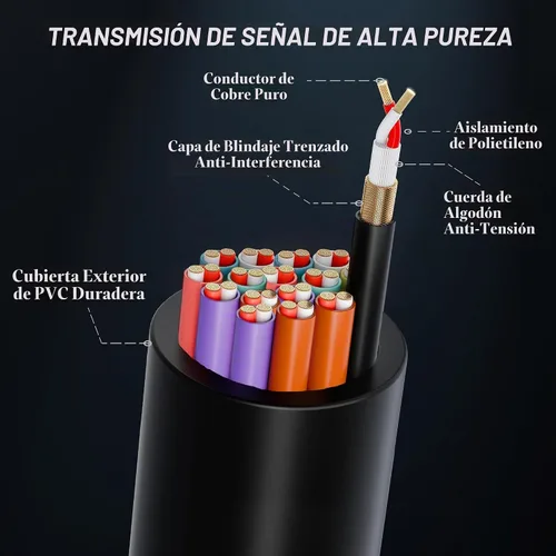 Vista 5 de Fat Toad Cable de serpiente XLR de 16 canales de 10 pies (ShieldedPRO X Series) – Cable de conexión de audio para estudio, escenario, interfaz