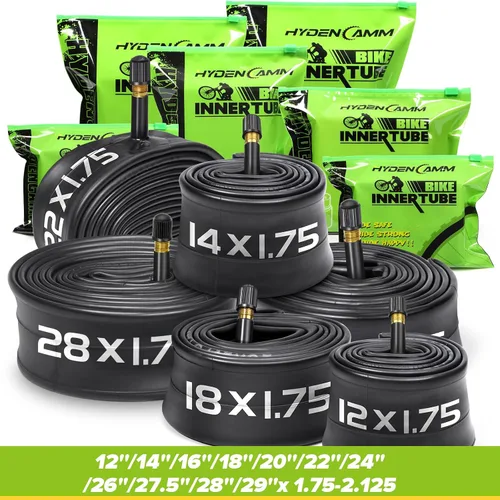 Vista 3 de 4 Pack Bike Tubes 12''/16"/18"/ 20"/ 24"/ 26" /27.5''/29