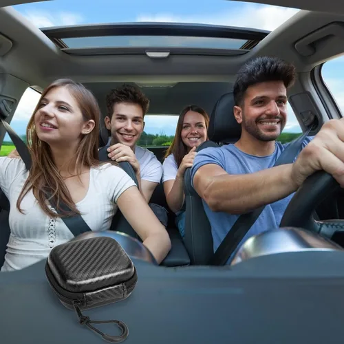 Vista 4 de Funda para BlueDriver Bluetooth Pro OBDII Herramienta de escaneo de coche y lector de códigos, funda de transporte para mini escáner de coche OBD2