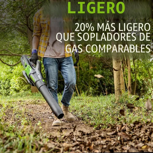 Vista 8 de Greenworks - Soplador eléctrico de hojas de 80 V, 730 CFM, solo herramienta