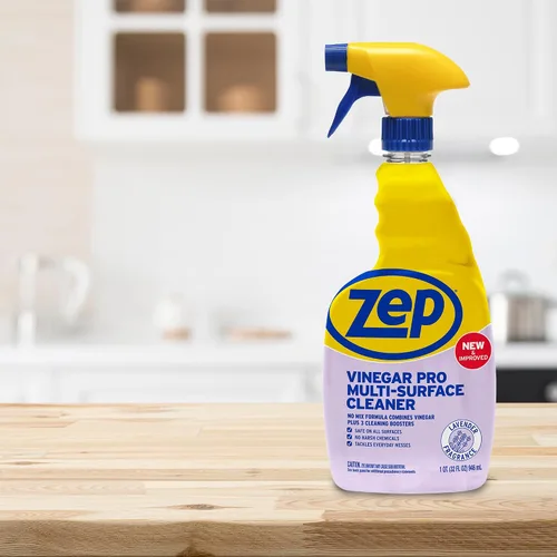 Vista 4 de Zep Limpiador multiusos con vinagre añadido - 32 onzas (caja de 4) R48432 - Limpiador de grado industrial