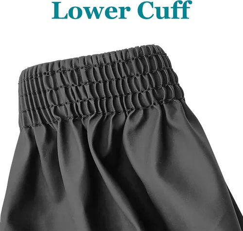 Vista 3 de Yzurbu Fundas para brazos, protector de poliuretano para brazo con puños elásticos, impermeable, resistente al aceite, resistente al ácido