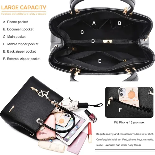 Vista 4 de Bolsos y bolsos para mujer, bolsos de hombro, bolsos de mano para mujer, bolsos de mano
