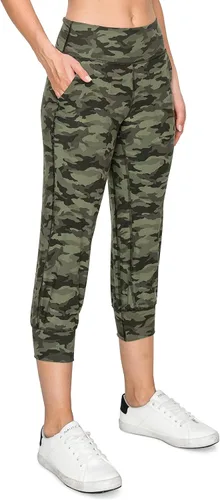 Vista 48 de Leggings Depot ActiveFlex Jogger - Pantalones de yoga para mujer con bolsillos Negro