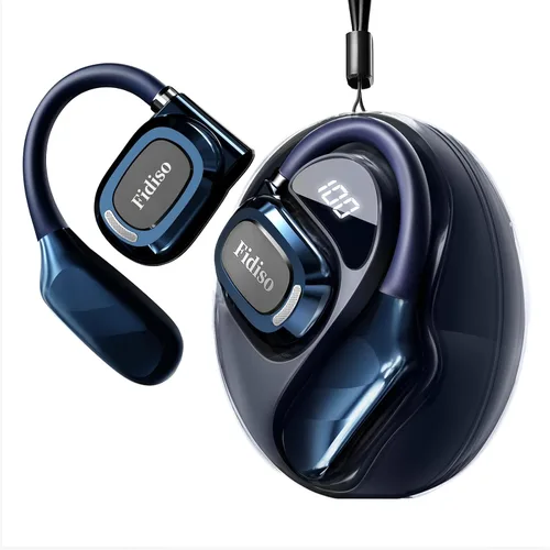 Vista 9 de Auriculares sobre la oreja, auriculares Bluetooth 5.4 deportivos con pantalla LED, auriculares inalámbricos Bluetooth de 30 a 40 horas