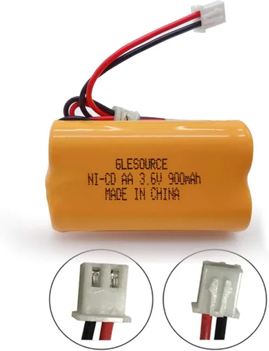 Vista 2 de Batería de emergencia de 3.6V 900mAh Ni-CD AA, batería de repuesto para Exitronix 10010037, Max Power B2-0031 MH468886, Unitech LEDR-1 6200RP