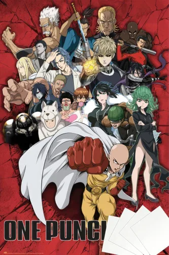 Vista 9 de One Punch Man - Póster de la serie de televisión (The Heroes) (Tamaño: 24" x 36") (póster laminado)