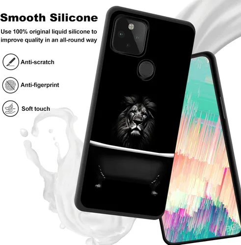 Vista 137 de Funda delgada para Google Pixel 4 XL, funda delgada de silicona de TPU suave a prueba de golpes para Google Pixel 4 XL, astronauta Galaxy