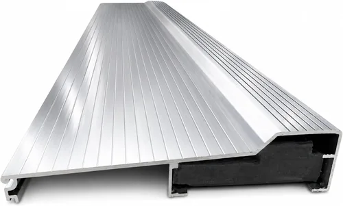 Vista 8 de KC Hardware Extensión de umbral de aluminio, extensor de umbral de puerta de alta resistencia para umbral existente, transición suave de puerta, uso