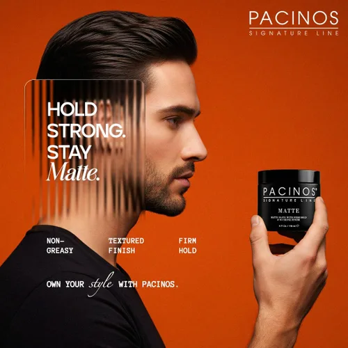 Vista 3 de Pacinos Pasta mate DRYFI No-Shine - Pasta de peinado con acabado mate para hombre