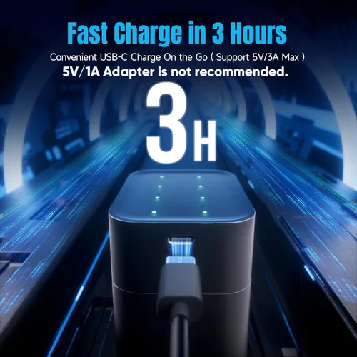 Vista 5 de Baterías de litio AA recargables con cargador 8 unidades 3600mWh