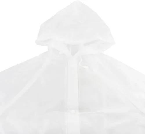 Vista 5 de FakeFace Chaqueta de lluvia con capucha para mujer