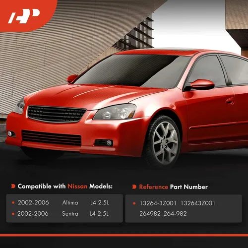 Vista 2 de Kit de cubierta de válvulas de motor A-Premium, con tapa de llenado de aceite y pernos y junta, compatible con Nissan Altima 2002-2006, Sentra