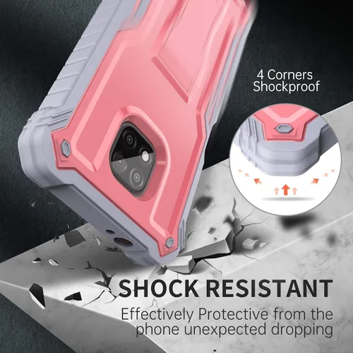 Vista 6 de FITO Funda para Moto G Power 2021, doble capa a prueba de golpes, resistente, compatible con teléfono Motorola Moto G Power 2021 con protector