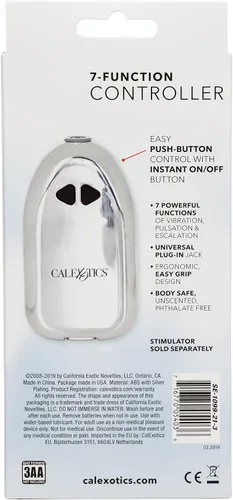 Vista 6 de CalExotics Novelties Sterling Collection, control de 7 funciones, 4 pulgadas