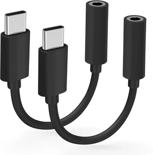 Vista 9 de Adaptador USB C a conector de auriculares de 0.138 in para iPhone 16/16 Pro/15/15 Pro/Pro Max/Plus, cable auxiliar tipo C compatible con iPad