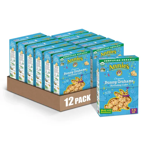 Vista 85 de Annie's Organic Chocolate Bunny Graham Snacks, 7.5 onzas