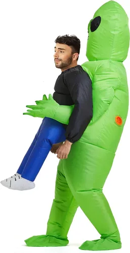 Vista 3 de TOLOCO Inflatable Costume Adult, Inflatable Alien Costume, Inflatable Halloween Costumes for Teenager Adult