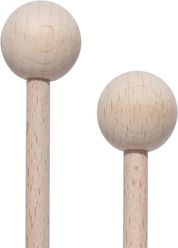 Vista 2 de Palitos de percusión de mazos de madera para xilófono, campanilla, bloque de madera, glockenspiel y campanas, 8 pulgadas de largo