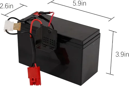 Vista 2 de Batería de repuesto de 12 V 7 Ah para niños, coche eléctrico SUV