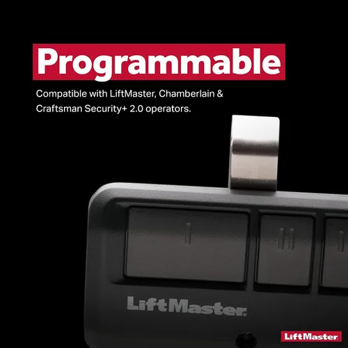 Vista 3 de Liftmaster 893LM - Abridor de puerta de garaje de 3 botones con control remoto LiftMaster