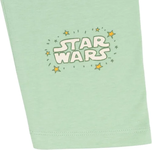 Vista 7 de STAR WARS The Mandalorian The Child Disfraz de cosplay para niñas, vestido de camiseta y leggings para bebés y niños grandes