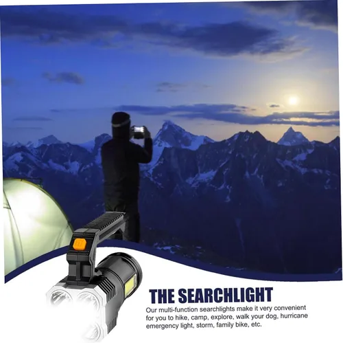 Vista 5 de Torches LED Super Bright LED Torch Rechargeable Super Bright Torch Searchlight Camping Tent Lighting Equipment Outdoor Night Emergency Light
